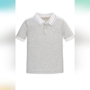 Hope & Henry Boys' Short Sleeve Sweater Polo 100% Cotton Size S
